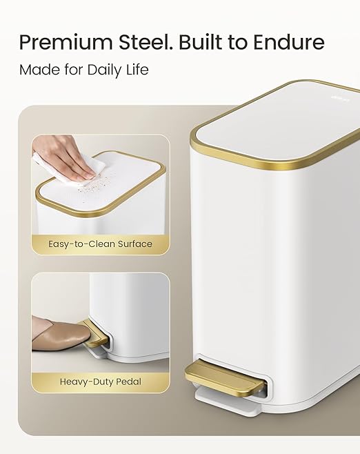 Cesun Small Bathroom Trash Can - Image 5