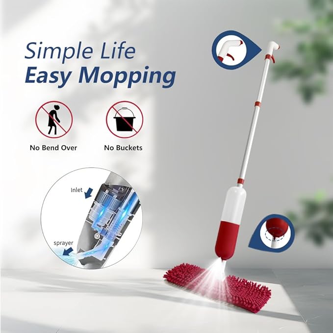 Spray Mop for Floor Cleaning Wet & Dry Mops Multi-Purpose Spray Mop - Image 4