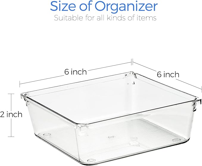 Ravinte 6 Pack Drawer Organizer - Image 3