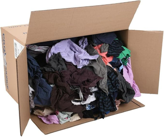 PRO SOURCE Low Lint Reclaimed Cotton Polo Shop Rags, Washable Reusable - Image 2