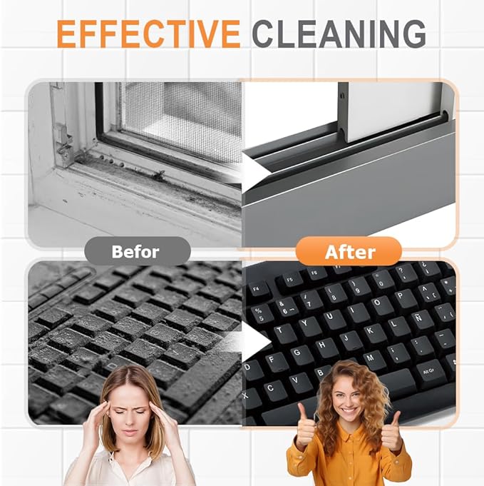 2 in 1 Groove Cleaning Brush, Upgraded Crevice Cleaning Brush & Magic Window - Image 6