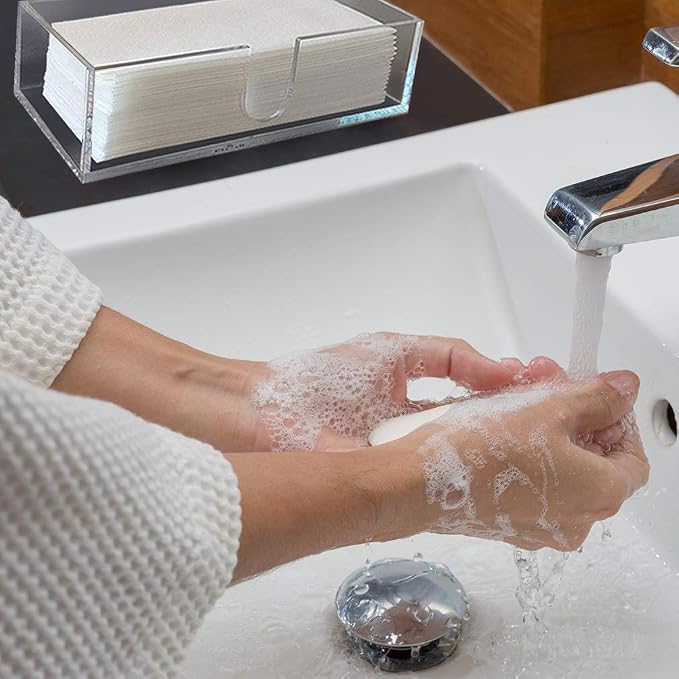 Sicily Acrylic Napkin Holder Multifold Paper Towel Dispenser Hand Towel Holder - Image 4