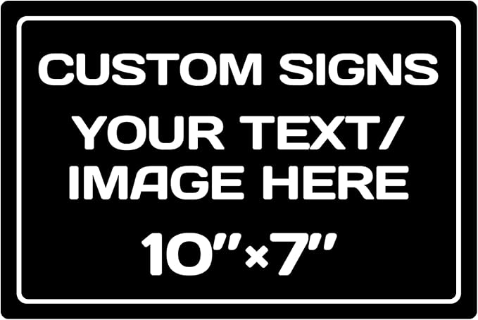 Personalized Aluminum Weatherproof Metal Signs by Repaly