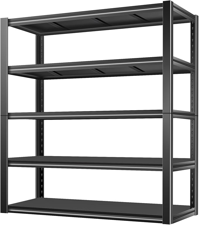 BILT HARD 5-Tier 48" W x 24" D x 72" H Garage Shelving, 3500 lbs Industrial by BILTHARD