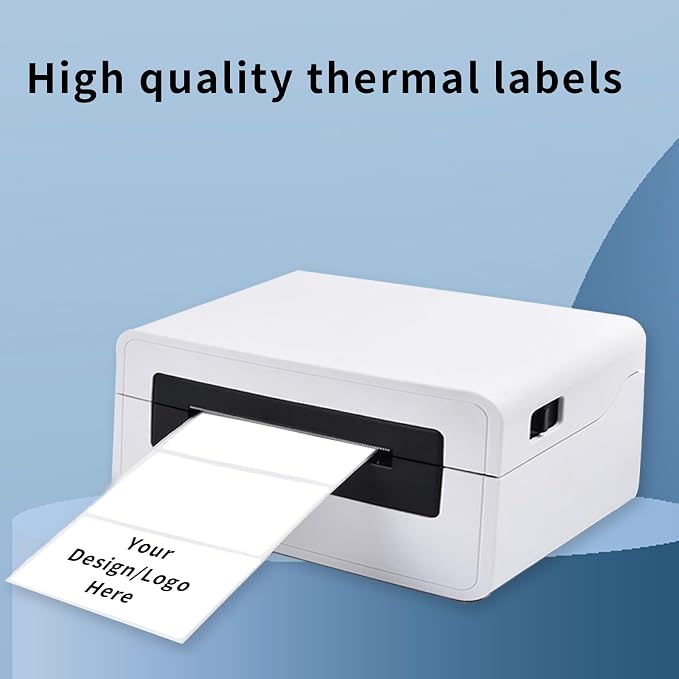 2×4 Inch White Removable Thermal Labels, Waterproof Thermal Label - Image 6