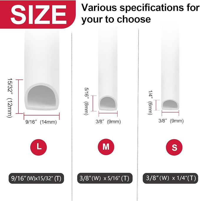 Benory Silicone Weather Stripping Door Seal - Image 2