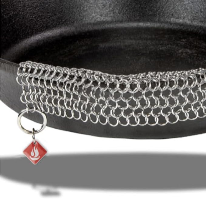 Knapp Made CM Scrubber 9"x6" Small Ring Cast Iron Scrubber - Image 7
