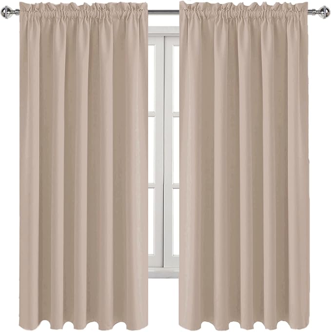 DWCN Blackout Curtains for Living Room Thermal Insulated, Energy Saving & Noise - Image 9