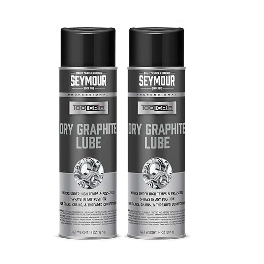 620-1506 Seymour Tool-Crib Dry Graphite Lubricant, 14 oz – 2-Pack | Dry Film by STANIOS+INDUSTRIAL+SUPPLY
