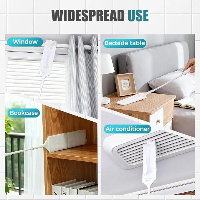 Retractable Gap Dust Cleaner, Bendable Microfiber Duster - Image 7