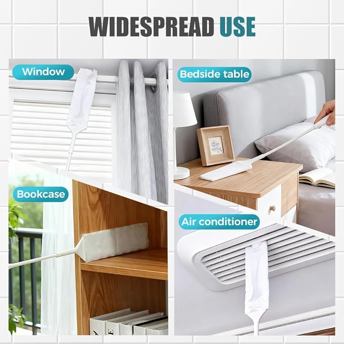 Retractable Gap Dust Cleaner, Bendable Microfiber Duster - Image 7