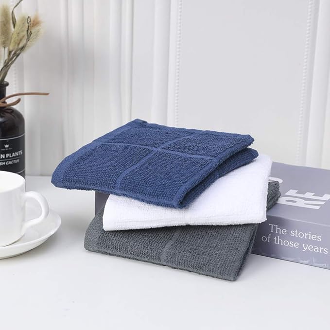 Glynniss Dishcloths Kitchen Highly Absorbent Dish Rags 100% Cotton Dish Cloths - Image 3