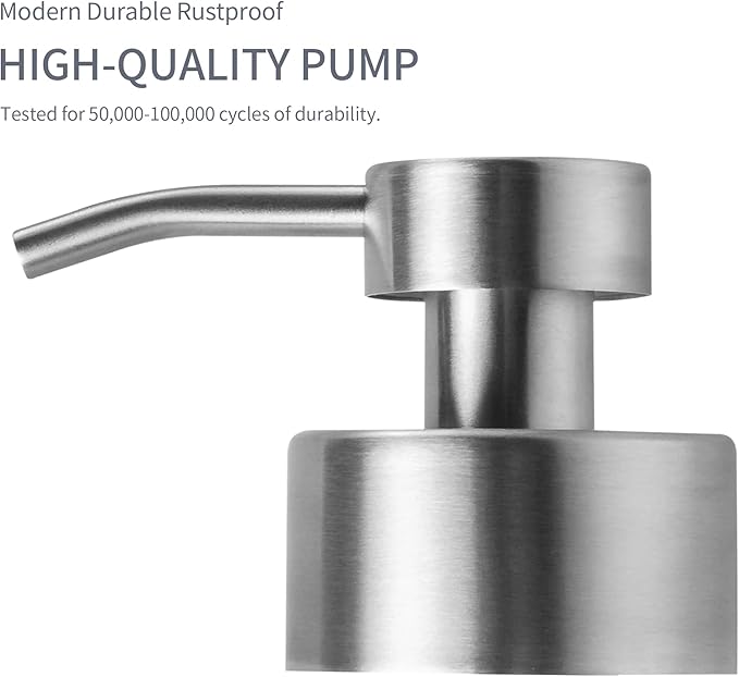 Enra Thick Glass Soap Dispenser - Image 3