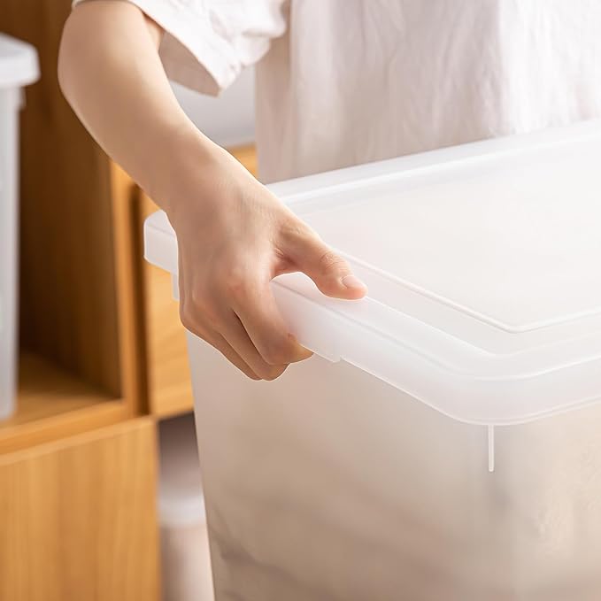 15 QuartStackable Plastic Storage Bins - Image 4