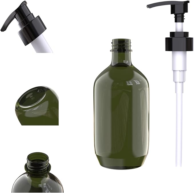 2 PCS 10 OZ Pump Bottle Plastic Pump Lotion Dispenser Empty Bottles Refillable - Image 3