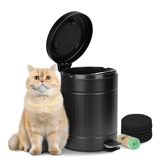 5L/1.3 Gal Dog Poop Trash Can by Unknown