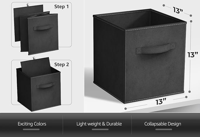 Sorbus Fabric Storage Cubes - Image 2