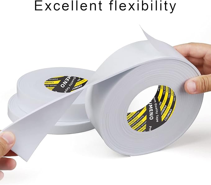 EVA Single-Sided Adhesive White Foam Tape 2inX16.4FT Single-Sided Sealing Strip - Image 5