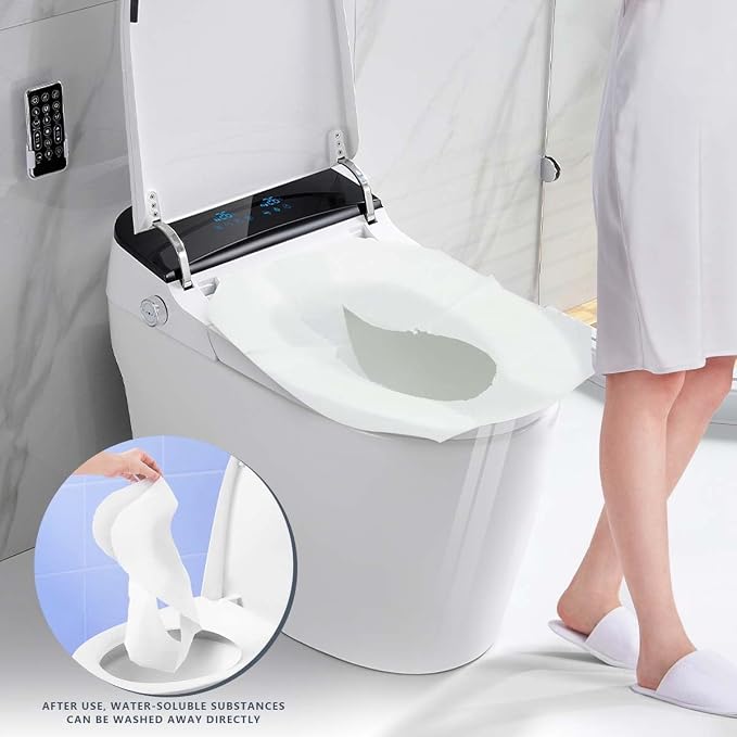4 Pack Disposable Toilet Seat Covers Flushable Paper Toilet Seat Cover - Image 6