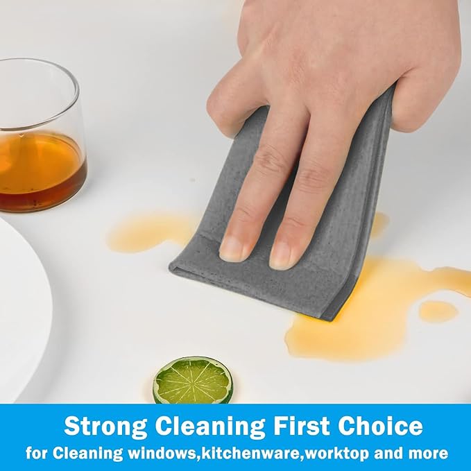 HOMEXCEL Swedish Dishcloths for Kitchen 10 Pack, Sponge Dish Cloth for Counters - Image 3
