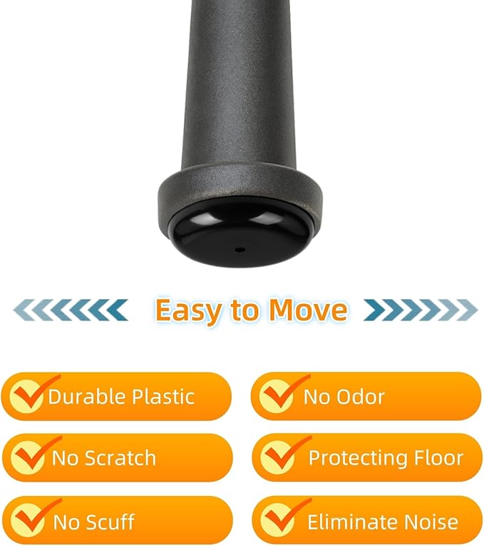 Wrought Iron Patio Furniture Feet Caps - Image 4
