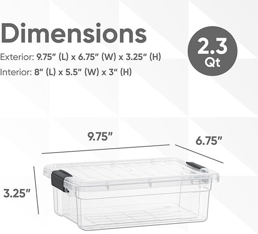 Superio Clear Storage Bins - Image 2