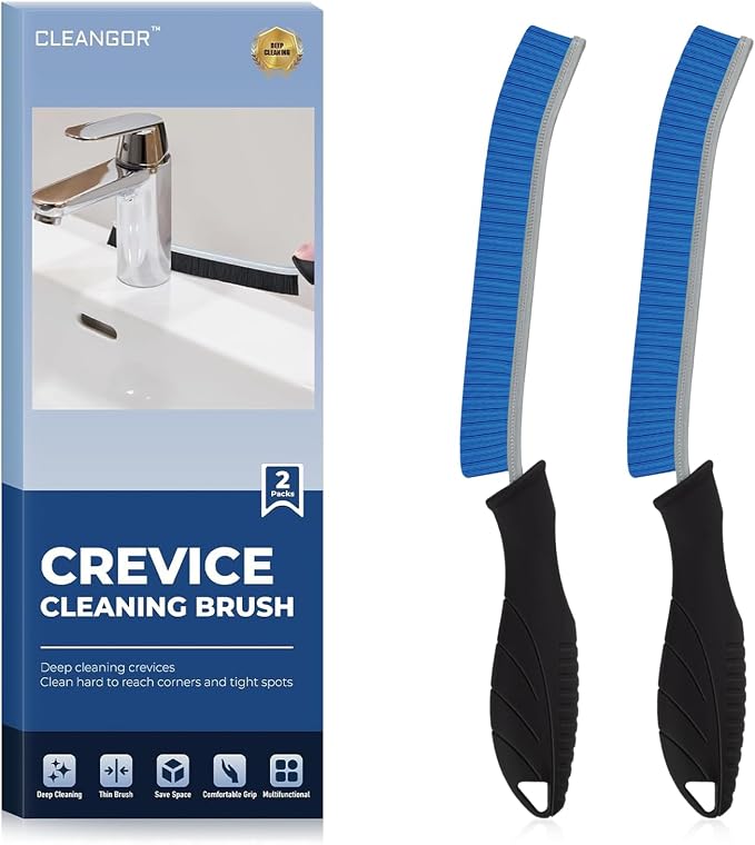 Crevice Cleaning Brushes, Cleaner Scrub Brush Tool by Cleangor