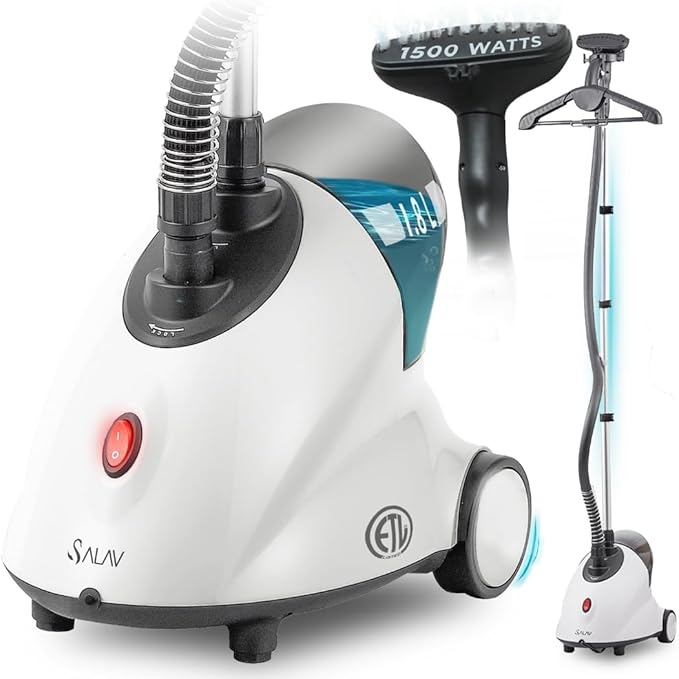 SALAV GS18 Full-Size Clothes Steamer - 1500W Power by SALAV