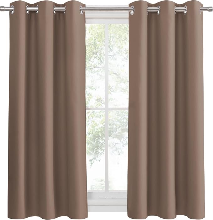 PONY DANCE Blackout Curtains Mocha - Image 2