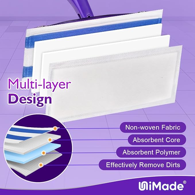 100 Count Mop Pad Refill Compatible - Image 3