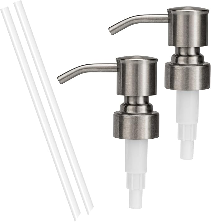 Soap Dispenser Pump Replacement 304 Stainless Steel by UHEYHOME