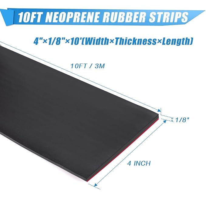 Adhesive Rubber Strips Neoprene Rubber Sheets, Rolls & Strips - Image 2