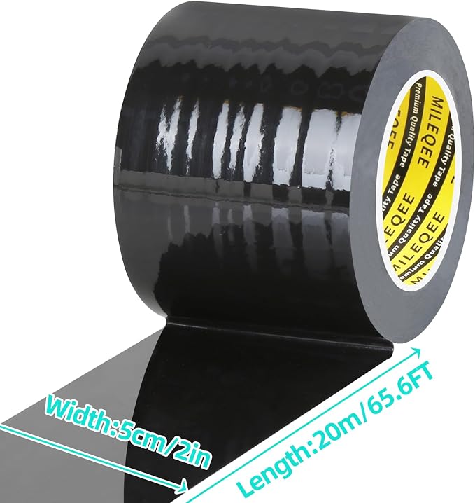 Window Weather Stripping Door Seal Tape Black, 2in x 66FT, Automotive - Image 2