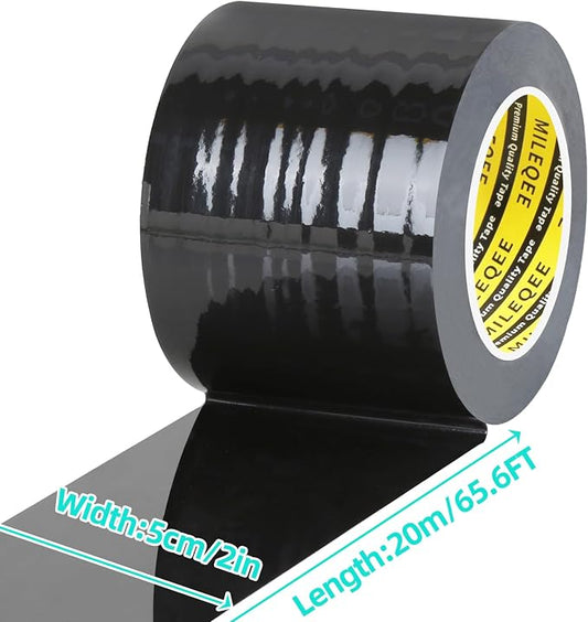 Window Weather Stripping Door Seal Tape Black, 2in x 66FT, Automotive - Image 2