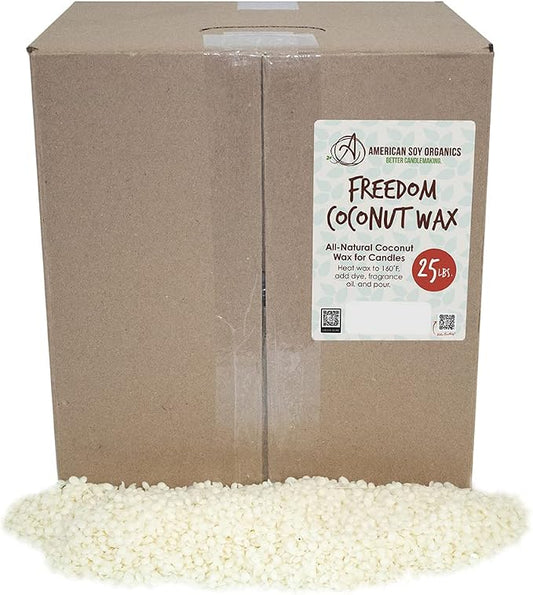 American Soy Organics Freedom Coconut Soy Wax Beads by AmericanSoyOrganics