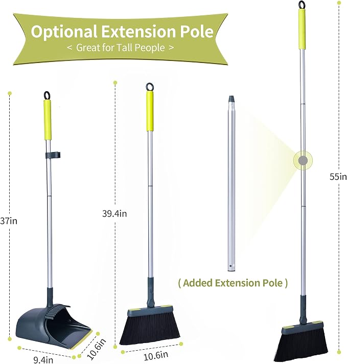 Broom and Dustpan Set for Home - Image 2