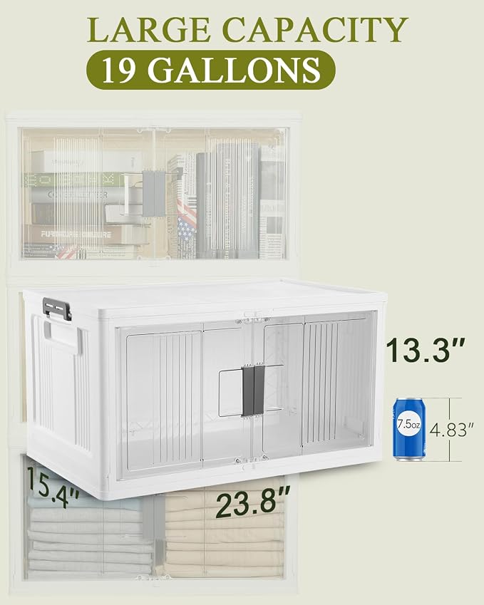 OlarHike 76QT Lockable Storage Bins - Image 6