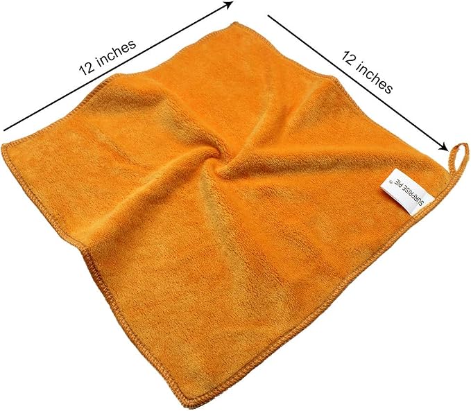 Microfiber Cloth 6Pack Cleaning Rags Absorbant Lint Free Cloth - Image 2