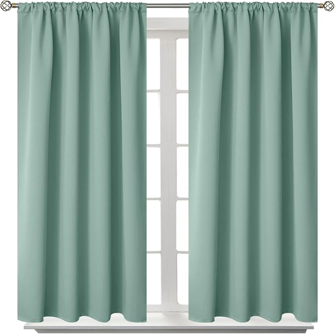 BGment Sage Green Blackout Curtains by BGment