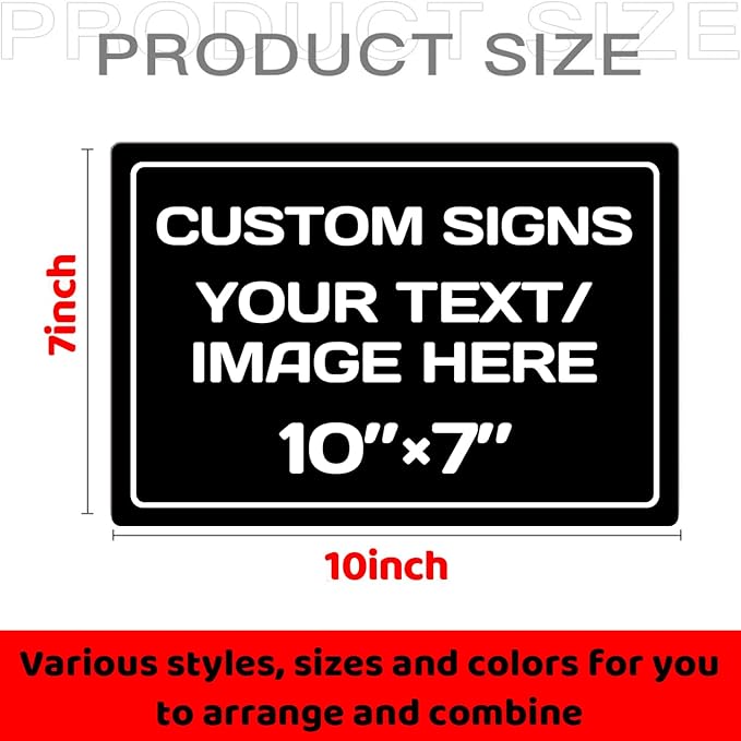 Personalized Aluminum Weatherproof Metal Signs - Image 2