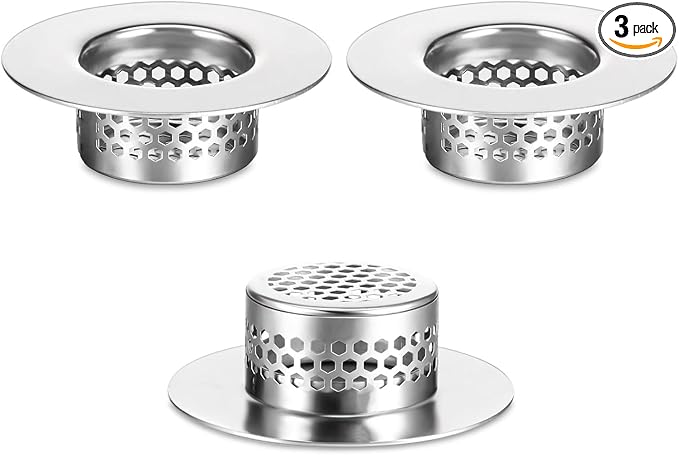 Bathroom Sink Strainer, Bathtub Drain Cover Lavatory Sink Drain Strainer Hair by CNSZNAT