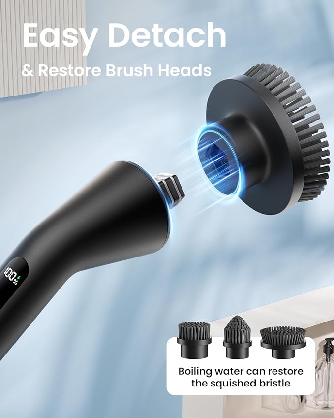 Electric Spin Scrubber, 2025 New Cordless Cleaning Brush - Image 8
