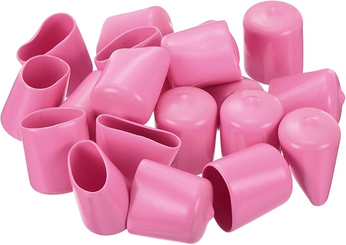 uxcell 20pcs Rubber End Caps 22mm ID Vinyl PVC Round Tube Bolt Cap Cover Screw - Image 4