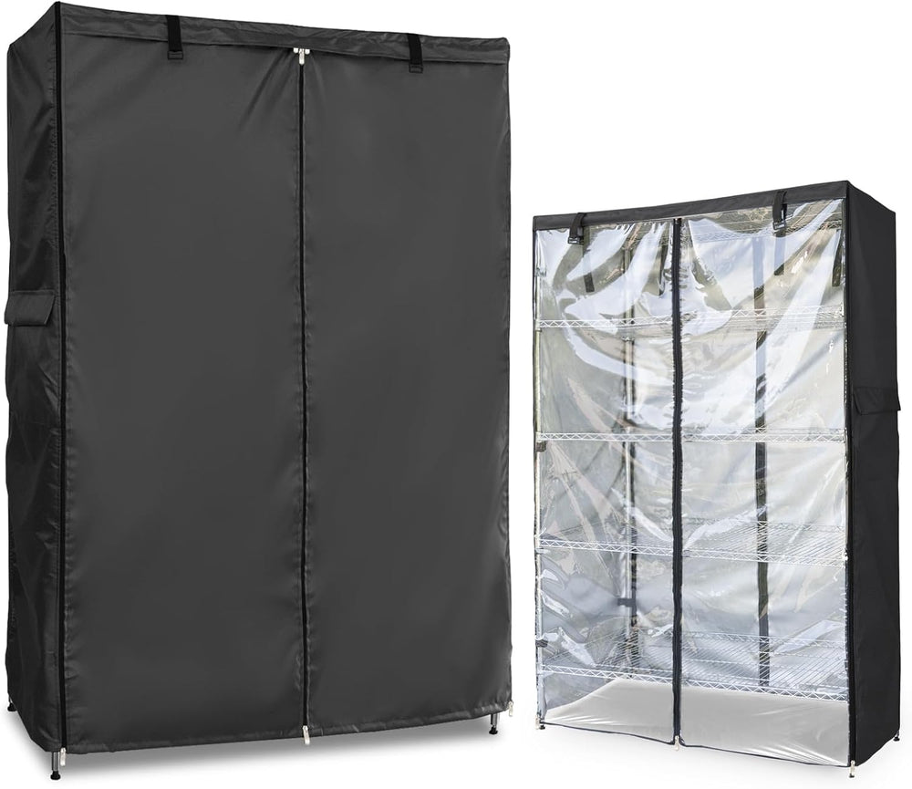Waterproof Shelf Cover,Outdoor 600D Heavy Duty Dustproof Storage Shelves Cove...