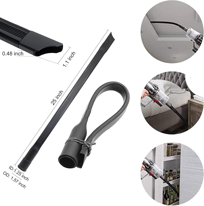 9 Pcs Universal Vacuum Attachments & Brushes - Image 5