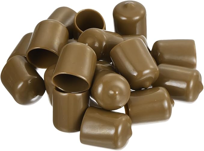 uxcell 20pcs Rubber End Caps 16mm ID Vinyl PVC Round Tube Bolt Cap Cover Screw - Image 4