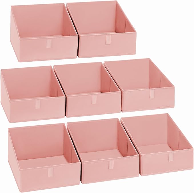 DIMJ Closet Storage Bins 8 Pack by DiMJ