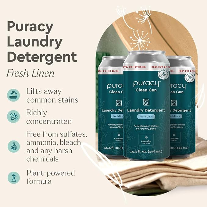 Puracy Liquid Laundry Detergent Clean Can Refill - Image 6