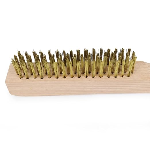 MAXMAN Brass Brush, Heavy Duty Brass Wire Brush Set 2Pcs, Metal Brush, Wire - Image 6