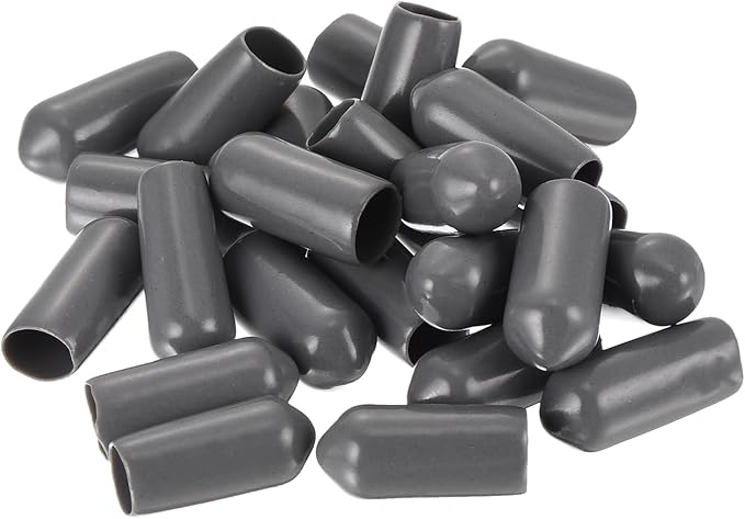 uxcell 20pcs Rubber End Caps 6mm ID Vinyl PVC Round Tube Bolt Cap Cover Screw - Image 4